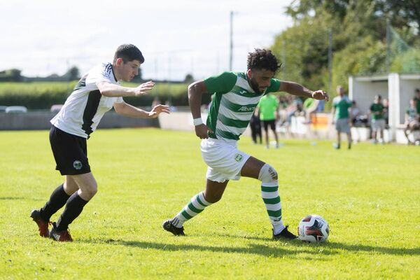 Castlebar Celtic’s Jordan Loftus on the ball. Picture: Ryan Gallagher Castlebar Celtic’s Jordan Loftus on the ball. Picture: Ryan Gallagher