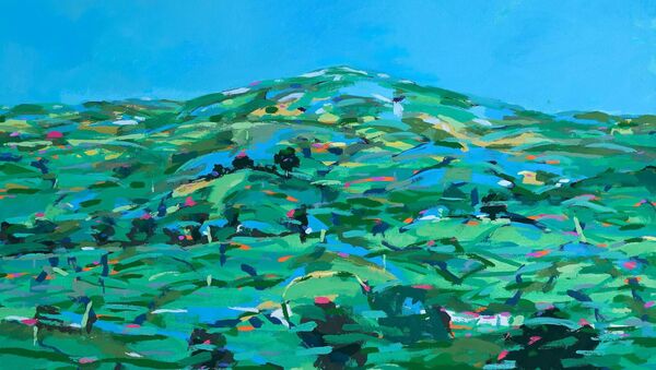 Charles Harper's striking 'Mountain Slopes' also features in the special exhibition.