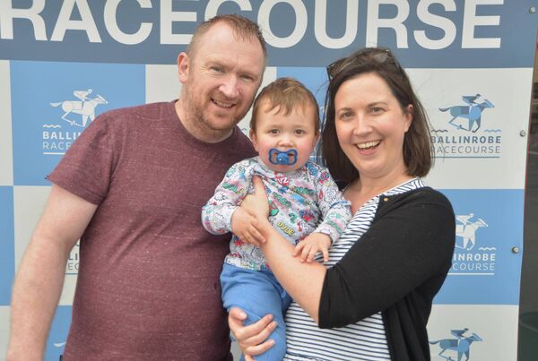 David, Michelle and son Oisin from Westport were at the agricultural show in Ballinrobe.