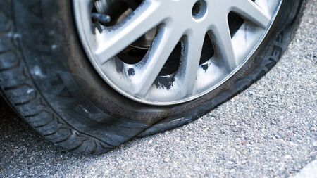 School caretaker slashed neighbour’s tyre