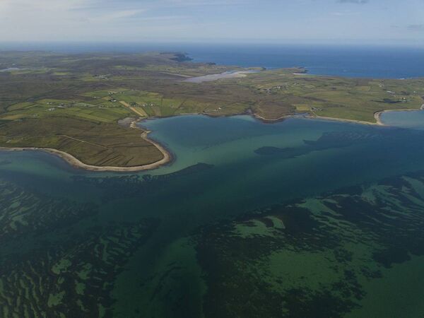 Aerial view of the wild Atlantic Way, Belmullet. Aerial view of the wild Atlantic Way, Belmullet.