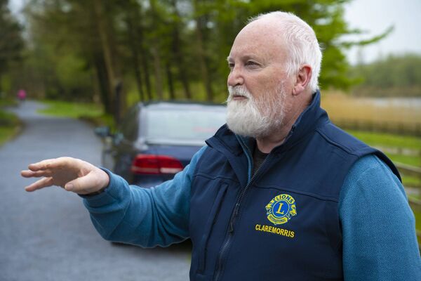 Andy Bibby is the current president of Claremorris Lions Club.