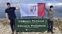 Graffiti ruining Croagh Patrick sign