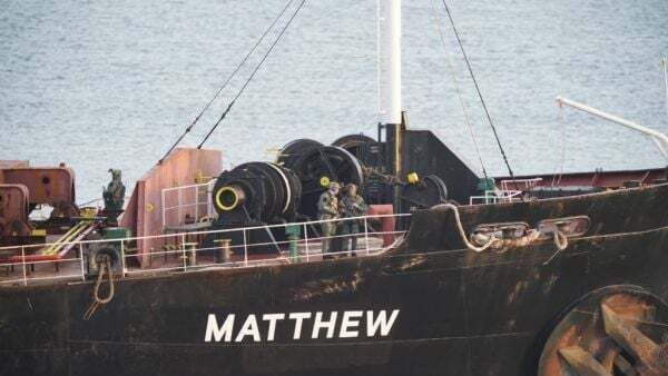 Army Ranger Wing rappelled onto cargo ship after Naval Service warning shots