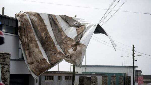 Roof blown off building in Co Cork as Storm Agnes ravages Ireland