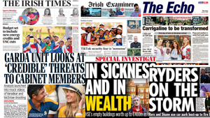 What the papers say: Monday's front pages What the papers say: Monday's front pages