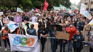 Young people march to demand Government action over ‘crisis’ facing students Young people march to demand Government action over ‘crisis’ facing students