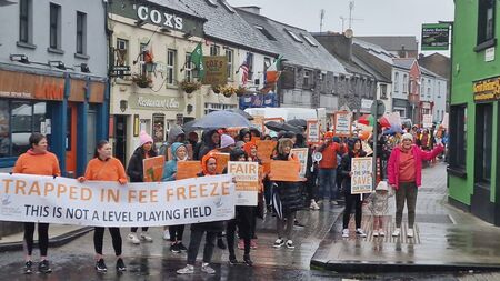 Childcare providers take to the streets