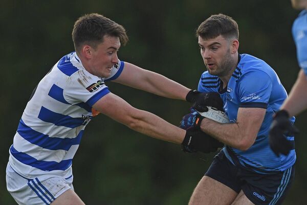 Oisin McLaughlin, a first-half replacement for Kevin Keane, in action for defending champions Westport who relinquished their grip on the Moclair Cup. Oisin McLaughlin, a first-half replacement for Kevin Keane, in action for defending champions Westport who relinquished their grip on the Moclair Cup.