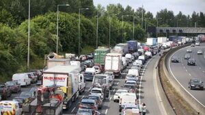 Major five-vehicle collision on M50 Northbound is cleared Major five-vehicle collision on M50 Northbound is cleared
