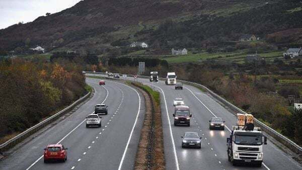 Pedestrian dies in motorway junction collision