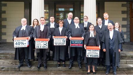 Barristers strike: ‘This isn’t about rates, it’s about equality’