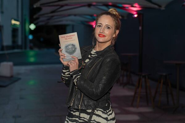 Pictured at the launch of her book, "The Journey To You" at the Wild Atlantic Words festival is Niamh Holleran-McGing. Picture: John Mee Photography