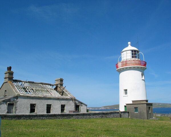 The cottage at Ballyglass Lighthouse pictured before it was restored. The cottage at Ballyglass Lighthouse pictured before it was restored.