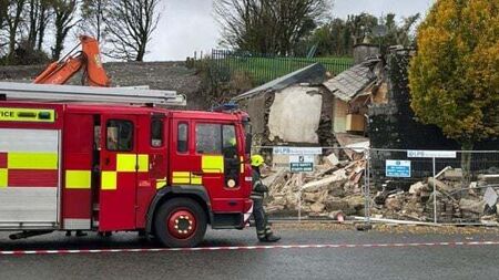 'A miracle no-one died': Five taken to hospital after building collapses in Mayo