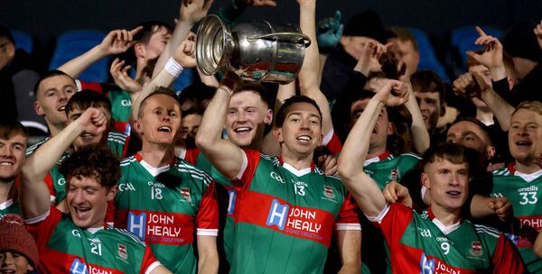 Long-serving Ballina Stephenites footballer Evan Regan celebrates with his teammates following last Sunday's Mayo SFC final which saw the Moyside club collect the title for the 37th time in their history. Regan ended the championship as leading scorer with 1-28. Picture: INPHO/James Crombie Long-serving Ballina Stephenites footballer Evan Regan celebrates with his teammates following last Sunday's Mayo SFC final which saw the Moyside club collect the title for the 37th time in their history. Regan ended the championship as leading scorer with 1-28. Picture: INPHO/James Crombie