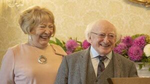 Sabina Higgins receiving treatment for breast cancer