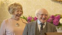 Sabina Higgins receiving treatment for breast cancer