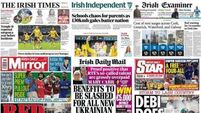 What the papers say: Monday's front pages