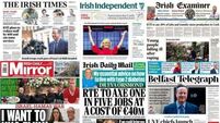 What the papers say: Tuesday's front pages