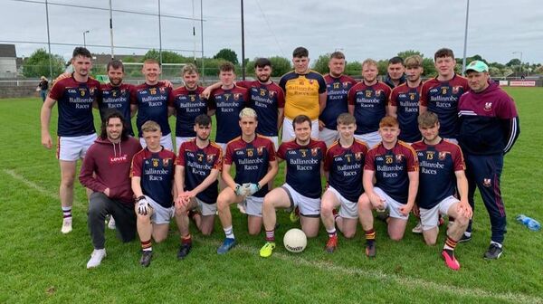 The Ballinrobe junior team which defeated Hollymount-Carramore in the South Mayo A semi-final
