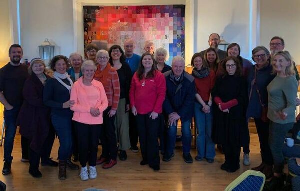 A jolly group who took part in the Storytelling workshop with Maria Gillen in Ballyglass Community Centre, on November 4. A jolly group who took part in the Storytelling workshop with Maria Gillen in Ballyglass Community Centre, on November 4.