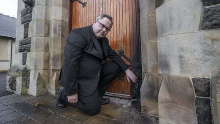 Priest ‘surprised’ by arson attack at Co Antrim church