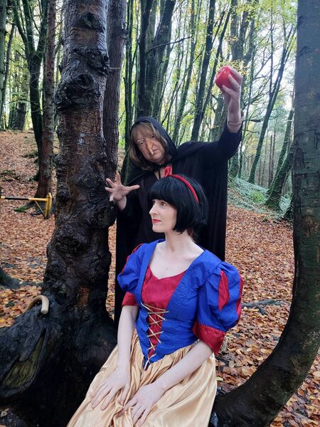 Snow White (Trisha Browne) and The Hag (Maureen Timlin) feature in the wonderful panto. Snow White (Trisha Browne) and The Hag (Maureen Timlin) feature in the wonderful panto.