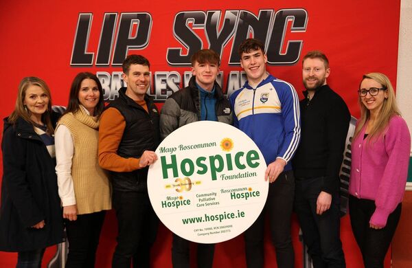 At the launch of the Hollymount Community Development Lip Sync were participants, from left: Barbara Anne Vahey, Sinead Stagg, Alan Canny, Tiernan Egan, Jack Keane, Kevin Feerick, Aisling Bell. 