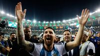 Messi wins over rivals on stormy night in Rio 