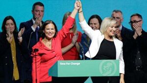Sinn Féin remains Ireland’s most popular party despite drop, poll suggests