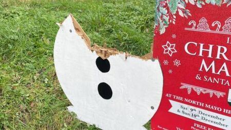 Anger at vandalism in North Mayo