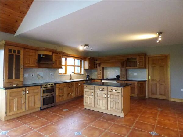 The kitchen at Carrowsteelaun House. The kitchen at Carrowsteelaun House.