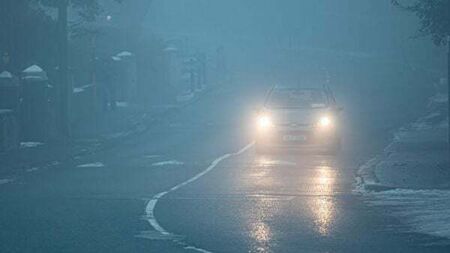 Heavy fog brings warning for 14 counties