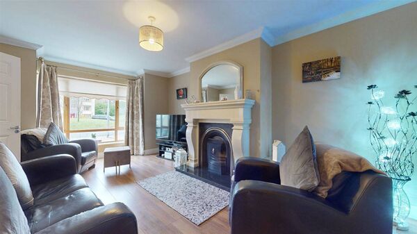 The sitting room at 23 Dunbeag.