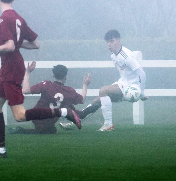 Mayo and Galway played out a great game despite the foggy conditions.