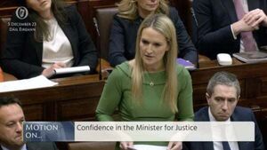 Minister for Justice Helen McEntee wins confidence vote