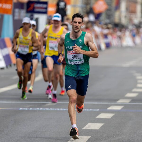 Ballina AC's Hugh Armstrong will be in the senior men's grade. Picture: INPHO/Morgan Treacy