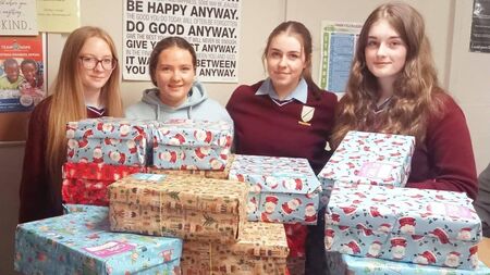 Local notes: Enniscrone transition year students organise Team Hope Shoe Box Appeal