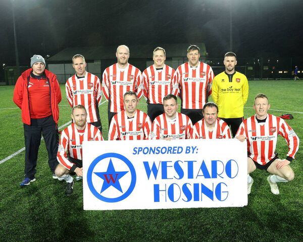 Ballyglass, who had former Mayo GAA star Colm Boyle (front row, far right)in action, made a statement when they beat league and cup champions Westport United in Division 1. Pictures: Michael Donnelly Ballyglass, who had former Mayo GAA star Colm Boyle (front row, far right)in action, made a statement when they beat league and cup champions Westport United in Division 1. Pictures: Michael Donnelly