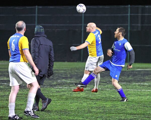 Killala's Mark Moyles heads away the danger against Manulla. The sides played out a thrilling 7-7 draw in Division 2. Killala's Mark Moyles heads away the danger against Manulla. The sides played out a thrilling 7-7 draw in Division 2.