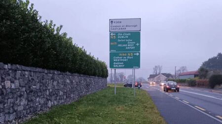 N5 road sign is inconveniencing residents