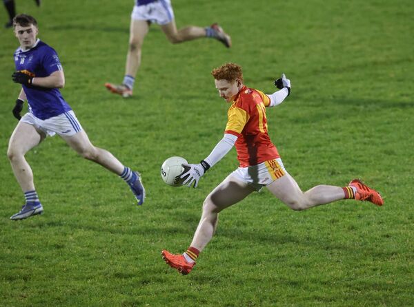 Gavin Forry of Castlebar Mitchels winds up for a shot in the Mayo U21 'A' Football Championship final in Hastings Insurance MacHale Park Gavin Forry of Castlebar Mitchels winds up for a shot in the Mayo U21 'A' Football Championship final in Hastings Insurance MacHale Park