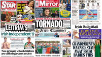 What the papers say: Monday's front pages