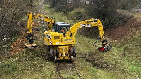 Major line clearance underway on old Mayo-Galway line