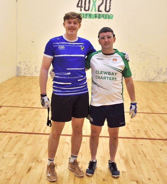 Paddy Murphy (Claremorris) who got the better of Ronan McNea (Newport) in the Division A final. Paddy Murphy (Claremorris) who got the better of Ronan McNea (Newport) in the Division A final.