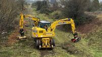 Councillors voice delight as works begin on rail link