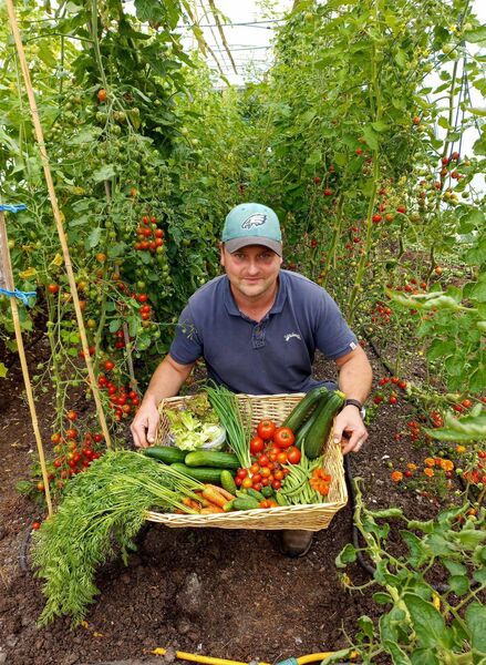 Sebastian Dmilanowski, Mannin Lake Farm, is making a living from growing and selling his own vegetables. Sebastian Dmilanowski, Mannin Lake Farm, is making a living from growing and selling his own vegetables.