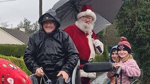 Local notes: Santa and his taxi arrives at Clogher Heritage Centre Local notes: Santa and his taxi arrives at Clogher Heritage Centre