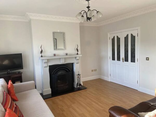 The sitting room at 2 Glencarra, Knock.